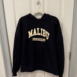 Edikted Navy Malibu California Hoodie